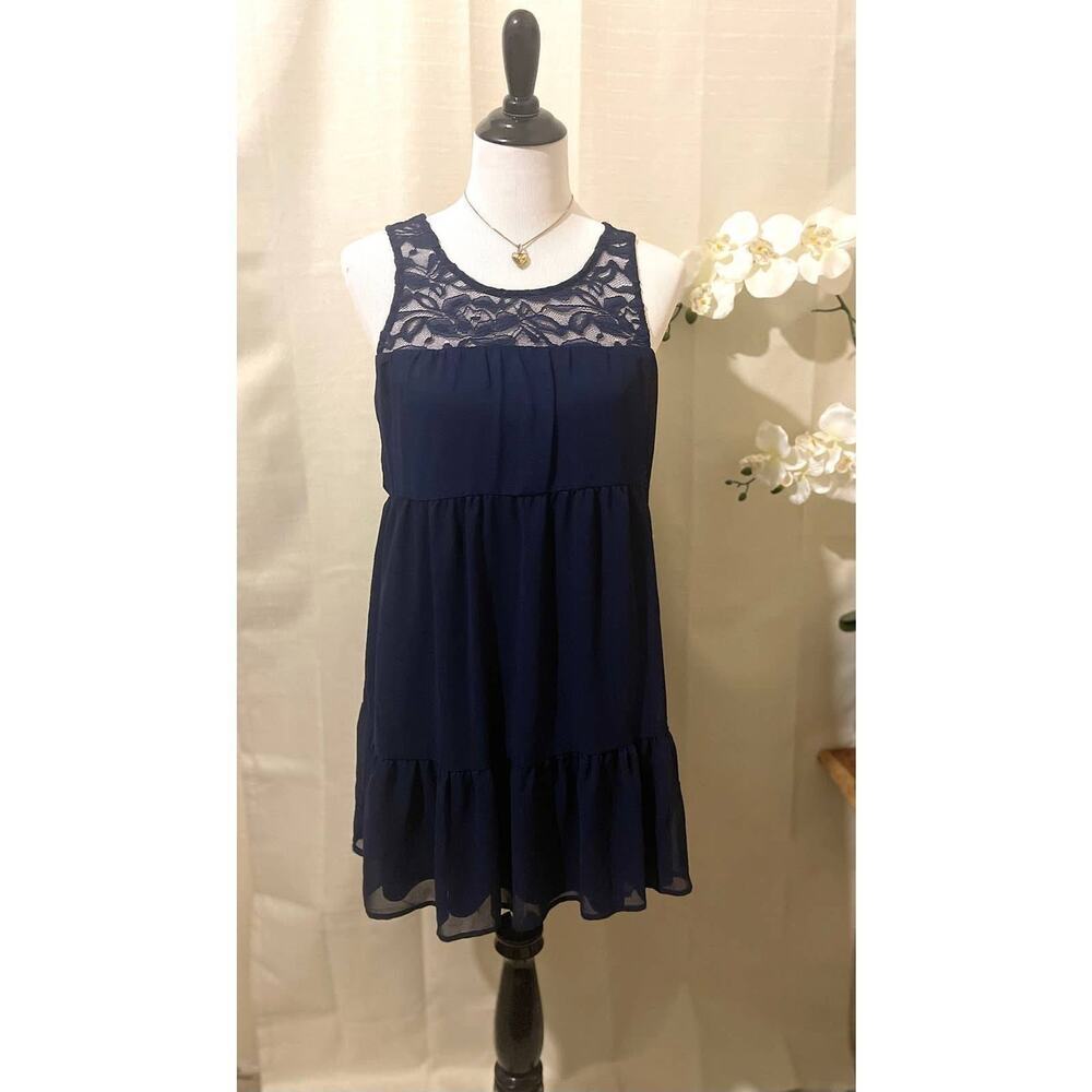 As U Wish Sleeveless Lace Babydoll Dress - Picture 5 of 7